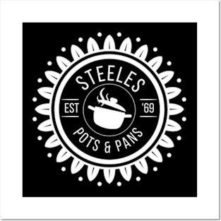 STEELES POTS AND PANS Posters and Art